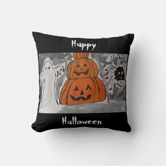 Coussin Joyeux Halloween (Recto)