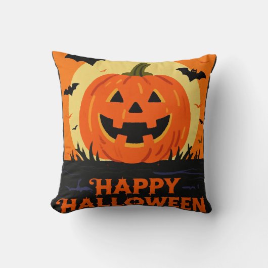 Coussin Joyeux Halloween (Recto)