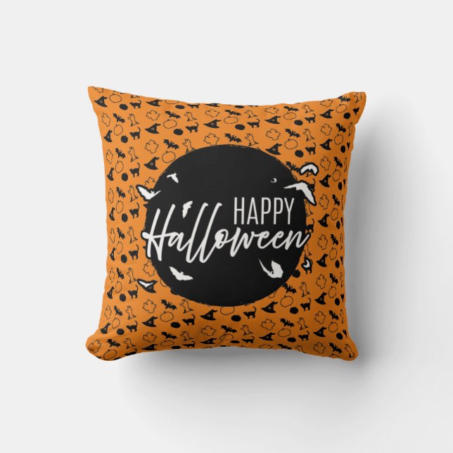 Coussin Joyeux Halloween (Recto)