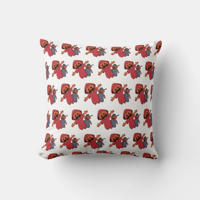 Coussin Joyeux Halloween à vos amis (Recto)