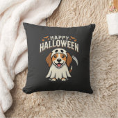 Coussin Joyeux Halloween Beagle Chien Design_1 (Couverture)