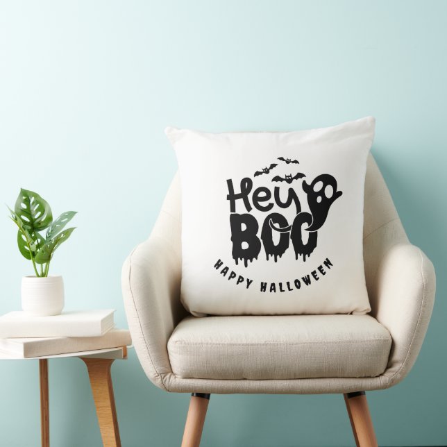 Coussin Joyeux Halloween Boo (Chaise)