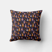 Coussin Joyeux Halloween Citrouille (Verso)
