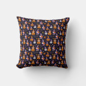 Coussin Joyeux Halloween Citrouille (Recto)