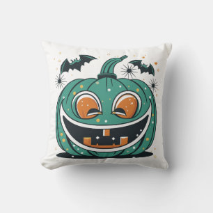 Coussin Joyeux Halloween ! Découpez une citrouille !