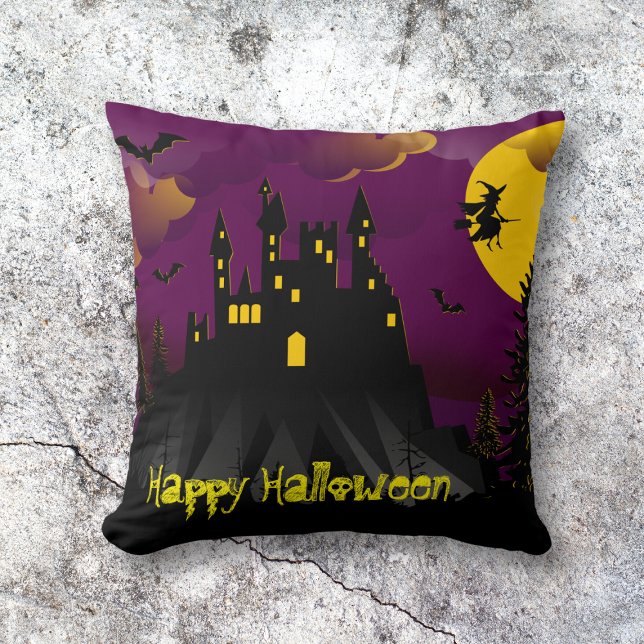 Coussin Joyeux Halloween effrayant (Créateur téléchargé)