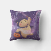 Coussin Joyeux Halloween : Teddy la sorcière (Verso)