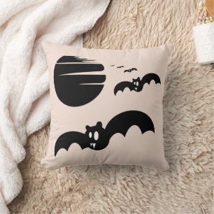 Coussin Joyeux Halloween Trick ou Treat Bats