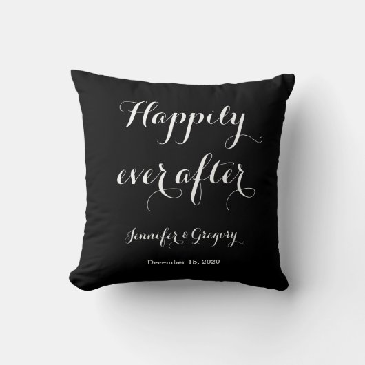 Coussin Joyeux jamais après l'oreiller (Recto)