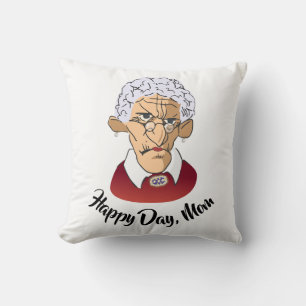 Coussin Joyeux Jour, Humour de la Fête des mères