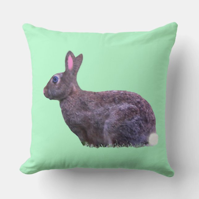 Coussin Joyeux lapin de Pâques (Recto)