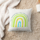 Coussin Joyeux 'Maintenant que vous êtes dans le monde' (Couverture)