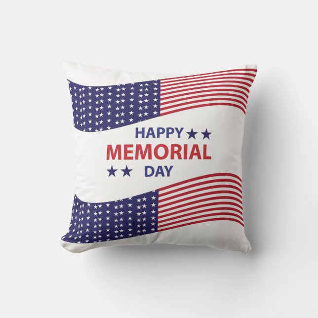 Coussin Joyeux Memorial Day (Recto)