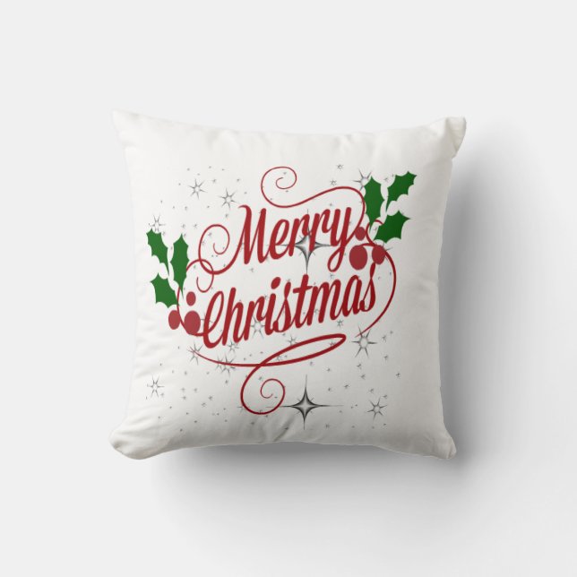 Coussin Joyeux Noël (Recto)