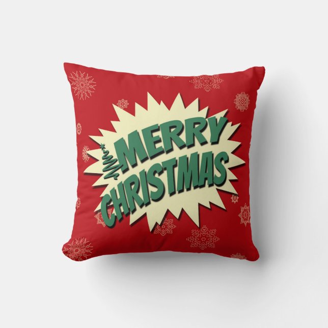 Coussin Joyeux Noël (Recto)