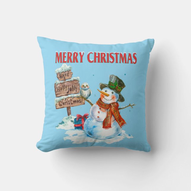 Coussin Joyeux Noël (Recto)