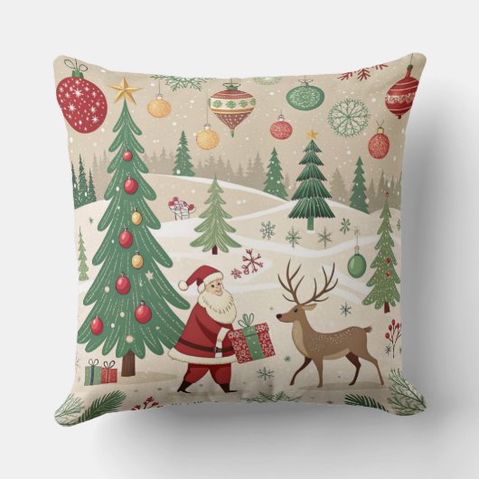 Coussin Joyeux Noël (Verso)