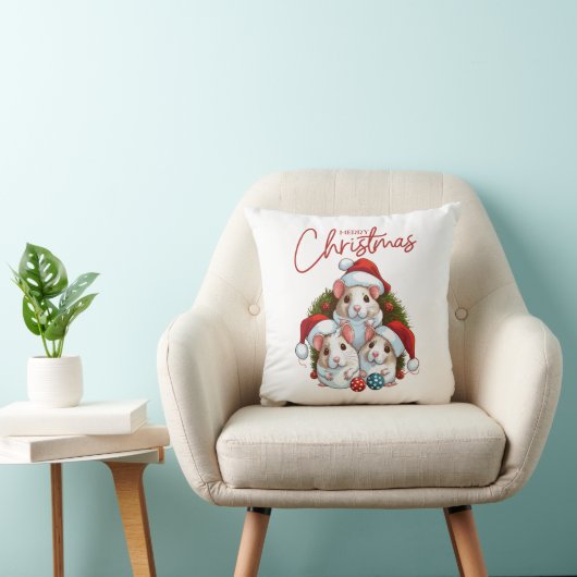 Coussin Joyeux Noël (Chaise)