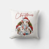 Coussin Joyeux Noël (Recto)