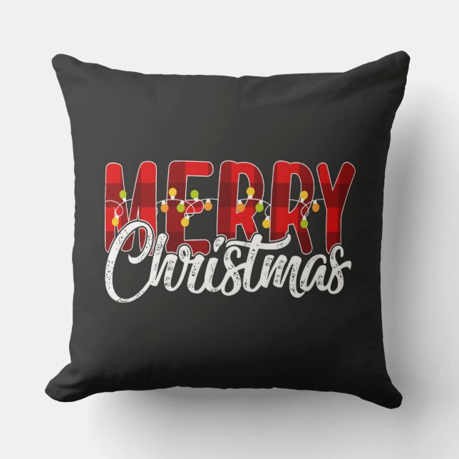 Coussin Joyeux Noël (Recto)