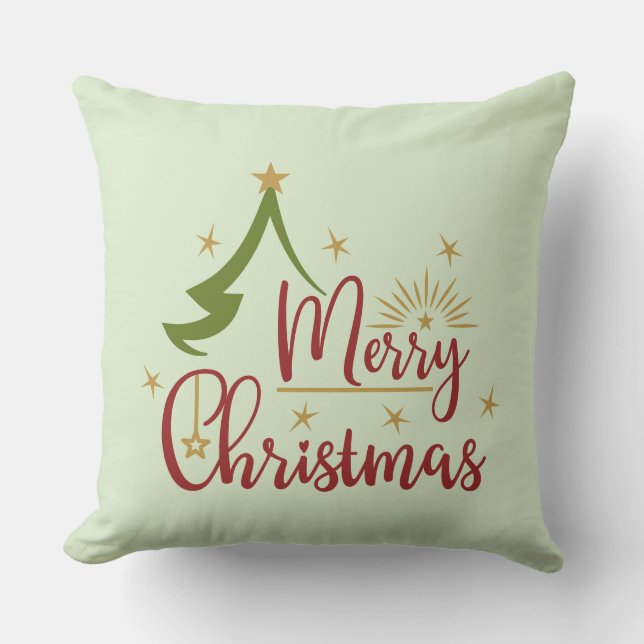 Coussin Joyeux Noël (Recto)