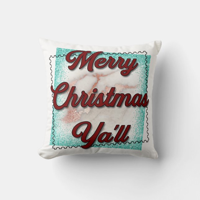 Coussin Joyeux Noël (Recto)