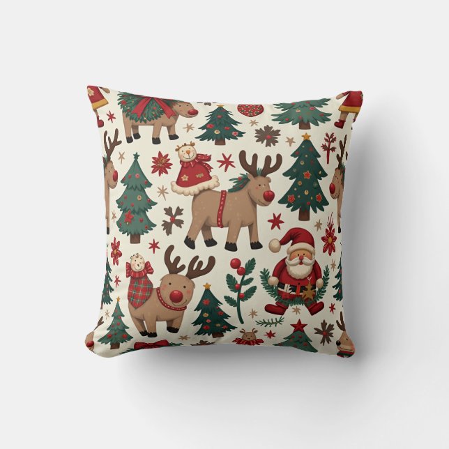 Coussin Joyeux Noël (Recto)