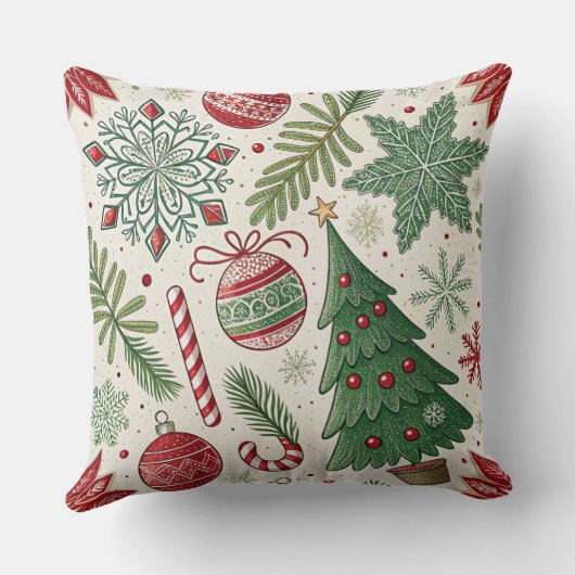 Coussin Joyeux Noël (Verso)