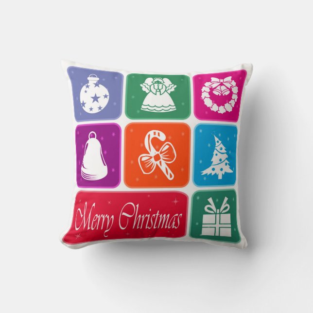 Coussin Joyeux Noël (Recto)