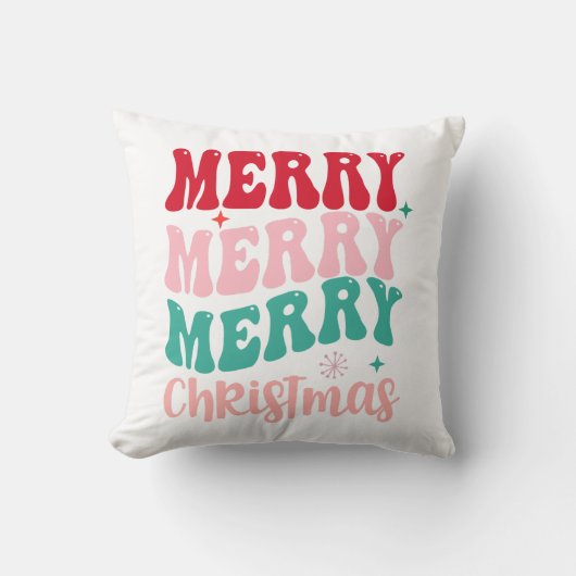 Coussin Joyeux Noël (Recto)