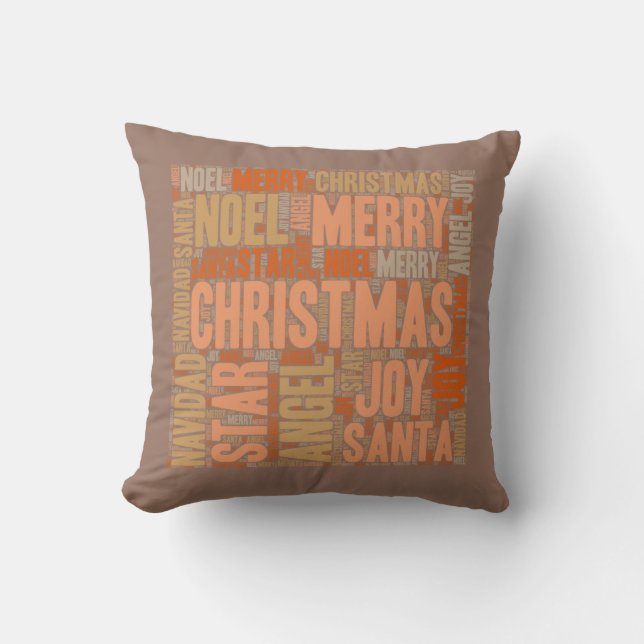Coussin Joyeux Noël (Recto)