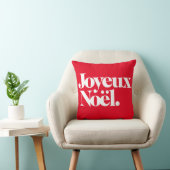 Coussin Joyeux Noël (Chaise)