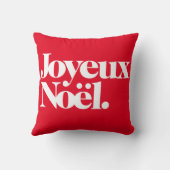 Coussin Joyeux Noël (Verso)