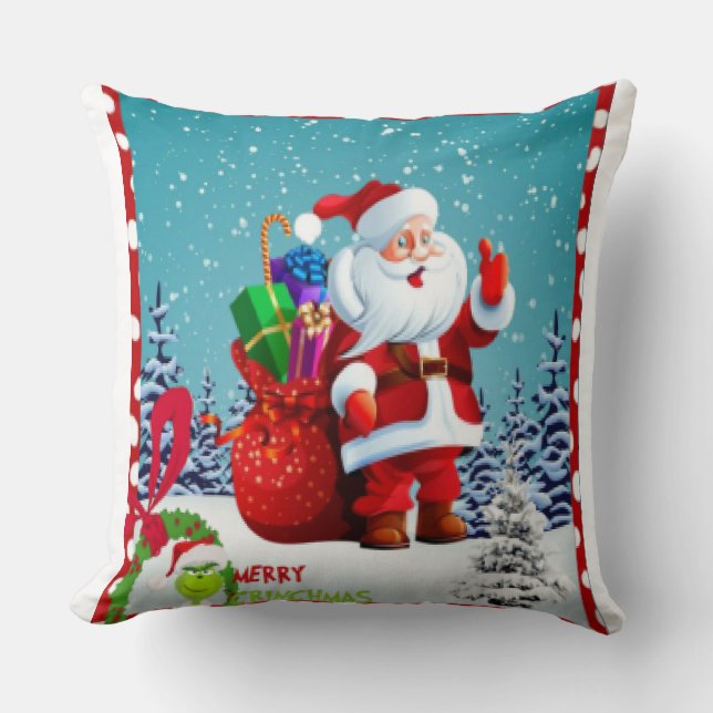 Coussin Joyeux Noël (Recto)