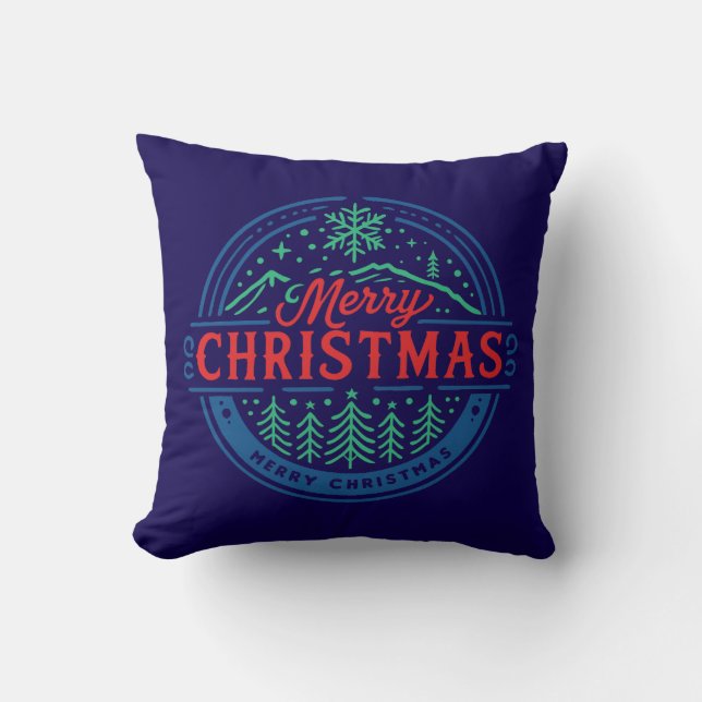 Coussin Joyeux Noël 2 (Recto)