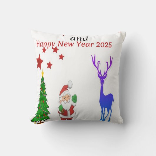 Coussin Joyeux Noël 2024 (Recto)