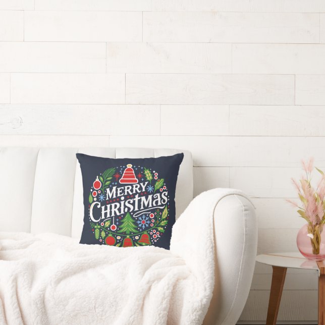 Coussin Joyeux Noël 3 (Canapé)