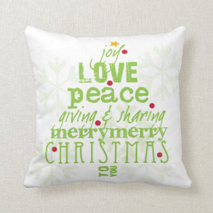 Coussin Joyeux Noël à vous carreau
