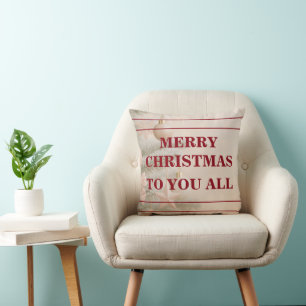 Coussin Joyeux Noël à vous tous