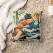 Coussin Joyeux Noël, beaux-arts de Jessie Willcox Smith (Couverture)