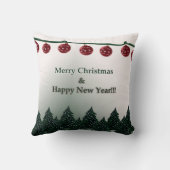 Coussin Joyeux Noël, Bonne année (Verso)