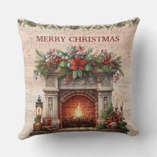 Coussin Joyeux Noël Charme Parisien