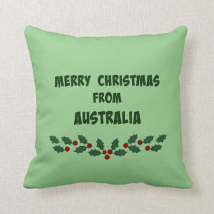 Coussin Joyeux Noël d'Australie