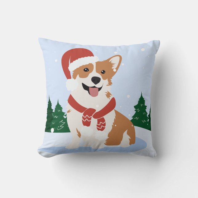 Coussin Joyeux Noël - Design élégant et festif (Recto)