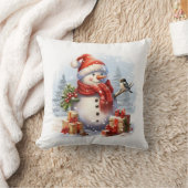 Coussin Joyeux Noël du Snowman (Couverture)