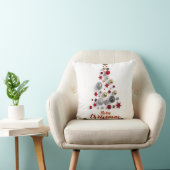 Coussin Joyeux Noël et saison d'hiver (Chaise)