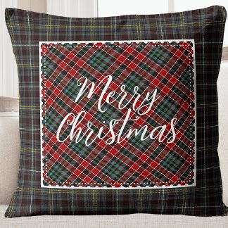 Coussin Joyeux Noël Moderne Agritourisme Rustique