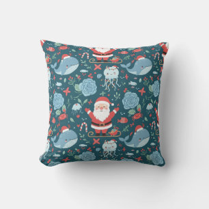 Coussin Joyeux Noël! Ocean Friends