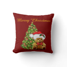 Joyeux Noël Ourson en peluche mignon