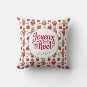 Coussin Joyeux Noel Personnalisé